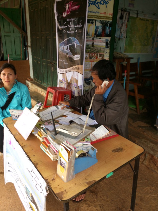 Old meets new, checkout this guy's phone situation.